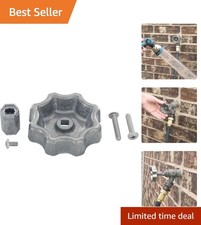 Rust-Resistant Metal Faucet Handle Replacement - Includes Screws  Adapters