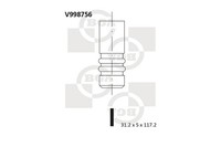 BGA V998756 Einlassventil FüR Chevrolet, Fiat, Opel, Saab, Vauxhall