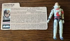 1983 GI Joe Fighter Pilot Ace with file card, tight
