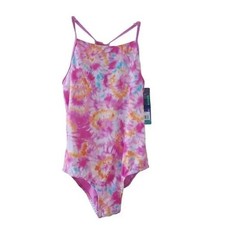 NWT Speedo youth XL 16 one piece girls swimsuit UPF 50 sun chlorine protect a