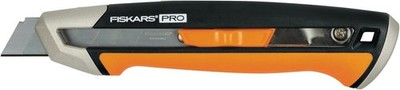 Fiskars Cuttermesser Länge 16,5 cm Inklusive Klinge (18mm) Rostfreier Stahl