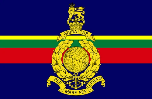 Royal Marines Flag Self Adhesive Vinyl Sticker