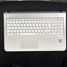 HP 17-BY 17-CA Laptop Palmrest Touchpad Cover Keyboard UK White L48755-031