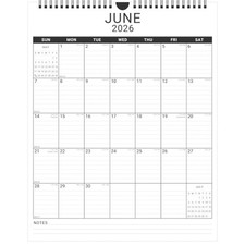 2026 2027 Wall Calendar 18 Month Jumbo Spiral Wire Bound Organizer