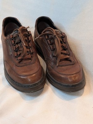 Mephisto Match RunOff  Air Jet Tan Leather Casual Walking Men's Shoes Sz 9.