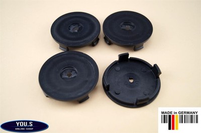 4 hub caps hub cap without logo Borbet Aluett - 55 mm black - TTE Dezent