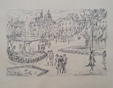 Paul Ege (1894-1975): München, Hofgarten nac...