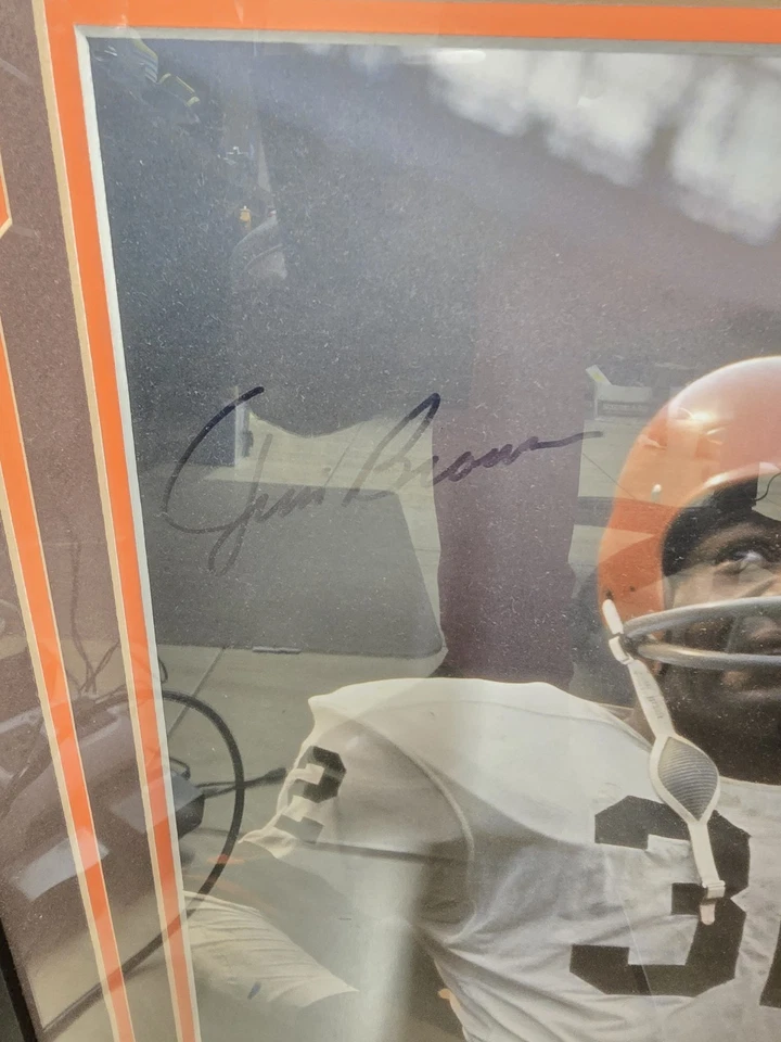 Jim Brown Signed Framed 16x20 Photo w/ JSA Authentication Cleveland Browns - Image 2 of 3