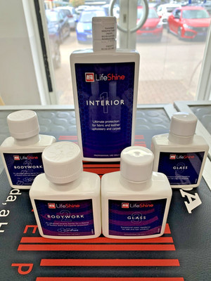 Autoglym Lifeshine Ceramic Shield with Cerafuse, Interior/Bodywork/Glass -5 Pk