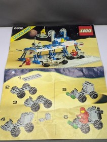Lego Space Supply Station (6930) Instruction Booklet Only Shows Wear