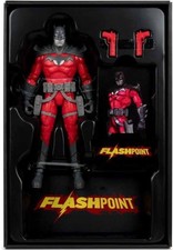 DC Multiverse Flashpoint 6  Figure - Batman Black & White Accent Gold Label