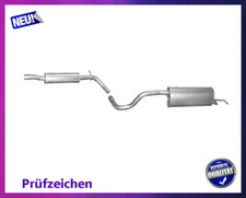 Auspuffanlage für Skoda Roomster 1.4 63KW Auspuff Mitteltopf Endtopf