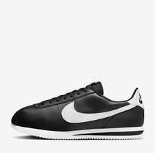 Nike Cortez Sneakers Lifestyle Shoes Black/White DM4044-001 US 7-12