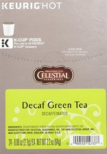 Celestial Seasonings Decaf Green Tea 24 to 144 Keurig K cups Pick Your Own Size