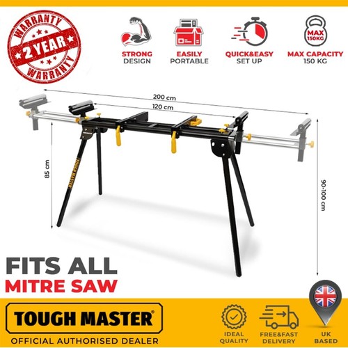 Universal Mitre Saw Stand Adjustable Folding Legs Quick