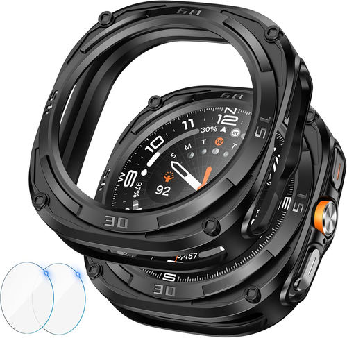 Goton Rugged Bezel Case for Samsung Galaxy Watch Ultra Screen Protector 47Mm - Picture 12 of 12