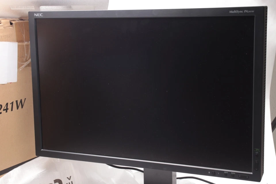 24" Widescreen Pro Graphics Desktop Monitor NEC MultiSinc PA241W In Box 556 - Image 2 of 4