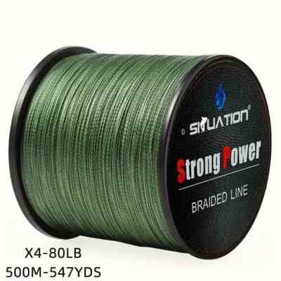 braided fishing line uk Braid Ultra Strength & Ultra Smooth x8 PE Blue & Green Fishing grade 300 Best Fishing Line for Bass: