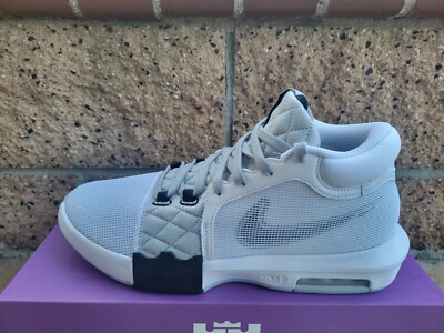 Nike Lebron Witness VIII \'White Smoke Grey\' FB2239-100 Basketball Multi Size Nike LeBron James Witness VIII 8 White Light Smoke Grey  main image 3
