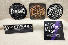 Driftwood Amplifiers Sticker & Coaster Set