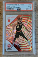 2018-19 Panini Revolution Chinese New Year Trae Young #150 RC Rookie Card PSA 9