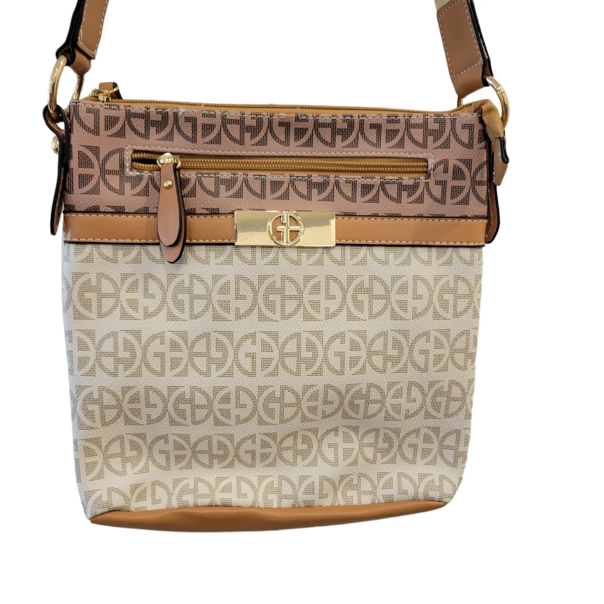 Giani Bernini Floral Brown Crossbody Bag One Size - 66% off