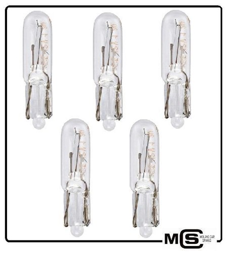 New 5x 286 12V 1.2W Transparent Light Bulbs