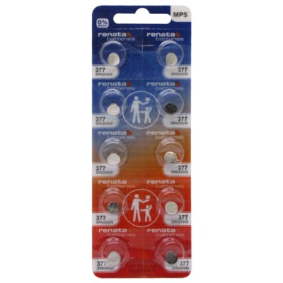 10 377 / 376 SR626SW Renata Swiss Made Batteries