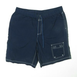 LL Bean Blue Lined Board Shorts Men's 