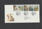 GB 1997 SG2001-5 5v set Bureau FDC+Insert-Enid Blyton (children's author)-Birth