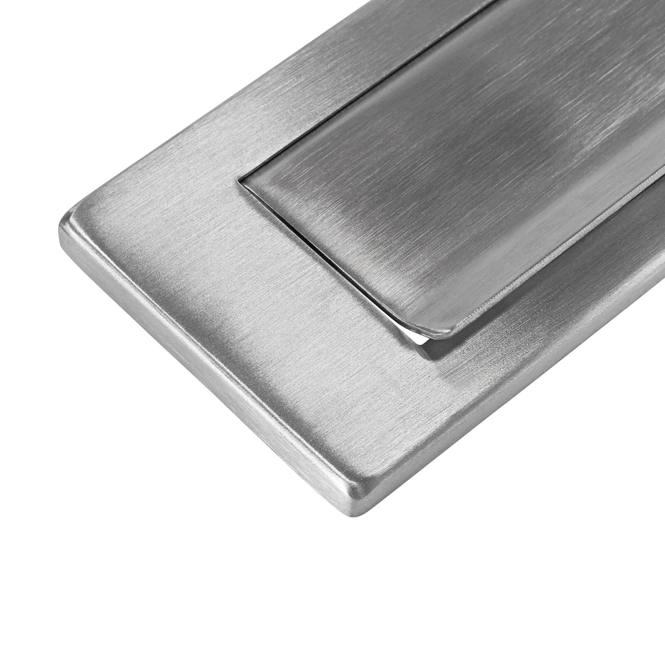 Briefeinwurf Edelstahl Briefklappe Post Briefschlitz Postklappe Tür 340 x 76 mm - Bild 3 von 4