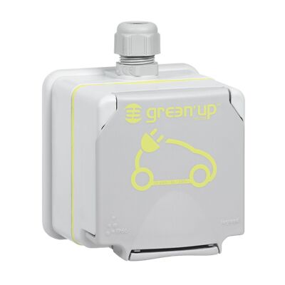 Wallbox24 Legrand Green Up Schutzkontaktsteckdose a.P. IP44 1 Ph 230V 16A für mo