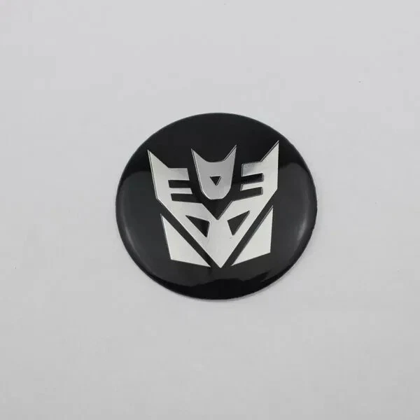 4 Piezas Calcomanía Adhesiva Transformers Decepticons Cúpula Metal Rueda Centro Pegatina 2.2" Foto 2 de 4