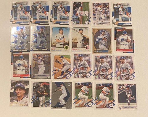 Los Angeles Dodgers 130 Card Lot Topps Donruss 2020-2024 Mookie Betts Gavin Lux - Picture 3 of 10