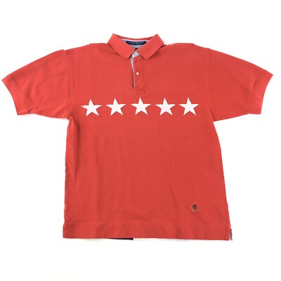 tommy hilfiger flag neck polo