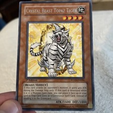 Crystal Beast Topaz Tiger [1st Edition] FOTB-EN004 Prices | YuGiOh