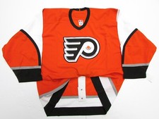 PHILADELPHIA FLYERS AUTHENTIC ORANGE THIRD REEBOK 6100 HOCKEY JERSEY SIZE 54