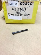 8-32 X 1-3/4 SOCKET HEAD CAP SCREW 25 PCS HOLO-KROME 86362 LL0077-1 