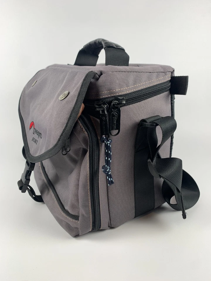 LowePro Nova 2 винтажная мягкая наплечная сумка для камеры разделители ручка для переноски серая - Изображение 3 из 4
