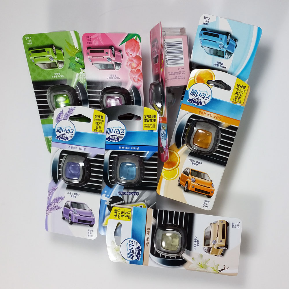 3pcs FEBREZE Car Air Fresheners & Odor Eliminator with Vent Clip for Car  Korea