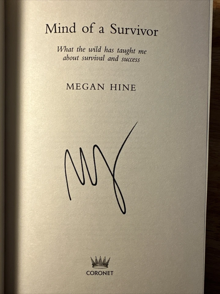 Mind of a Survivor by Megan Hine / Hardcover / 2017 / SIGNED By Author - Image 3 of 4
