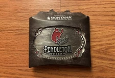 Pendleton Whiskey Belt Buckle 2023 Montana Silversmiths Cowboy Limited Edition
