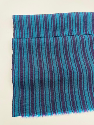 Moire Blue - Tela otomana tapicería de lujo de seda a rayas Damson por 2 metros - Imagen 18 de 19