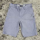 Dc Shoes Shorts Mens 28 Blue Skateboarding Slim Fit Chino Slash Pockets Skate
