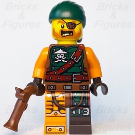 LEGO&reg; Ninjago Bucko Minifigure Skybound Pirate 70599 70605 70593 30421 Used