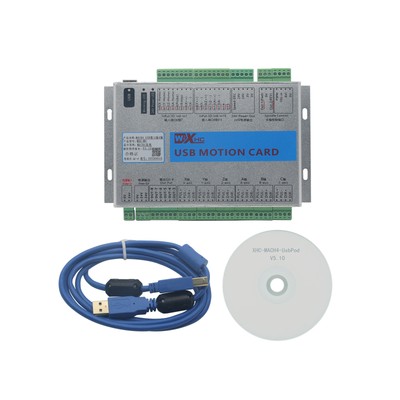 USB 2MHz Mach4 CNC 4 Axis Motion Control Card Breakout Board for Machine Centre