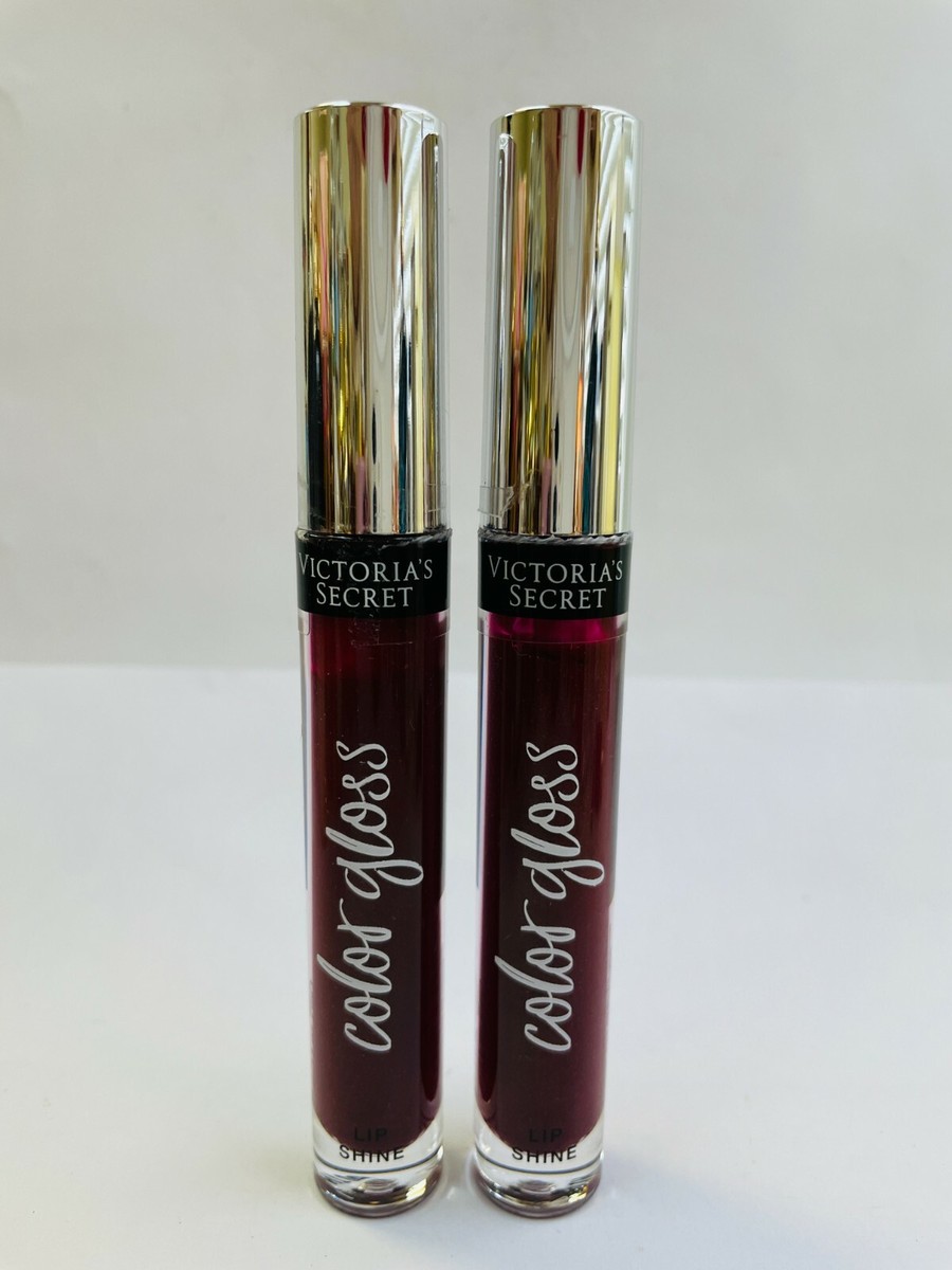 2 ~ Victoria's Secret COLOR GLOSS Lip Shine AFTER DARK Full Size