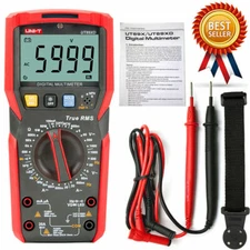 UNI-T UT89XD Digital Multimeter ,LED Tester With A Magnetic Hanger Loop Strap✦Kd