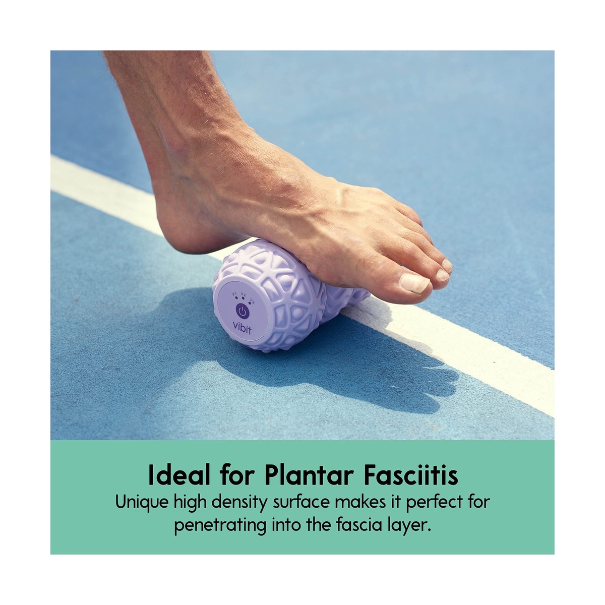 vibrating quiet massage roller ebay Vibit - Vibrating Massager for Plantar Fasciitis, Pain Relief and S... Fast  Ship main image 1