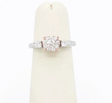 .50CT Diamond 14KT Women Engagement Wedding & Anniversary 2Tone Ring 